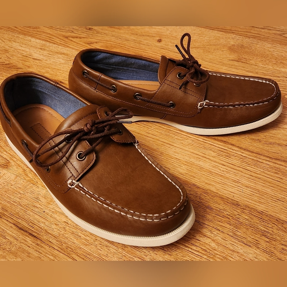 Tommy Hilfiger TMBARONE-M slip on boat shoes - size 10